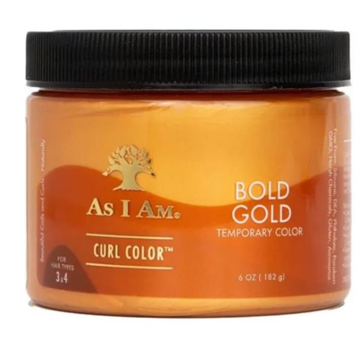 As I Am Curl Colour Temporary Colour - Bold Gold
